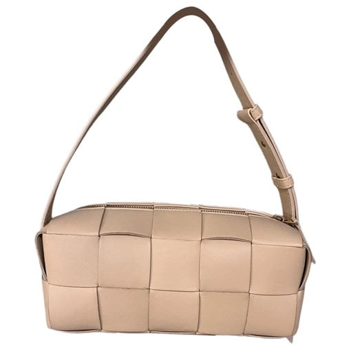 Cassette leather handbag