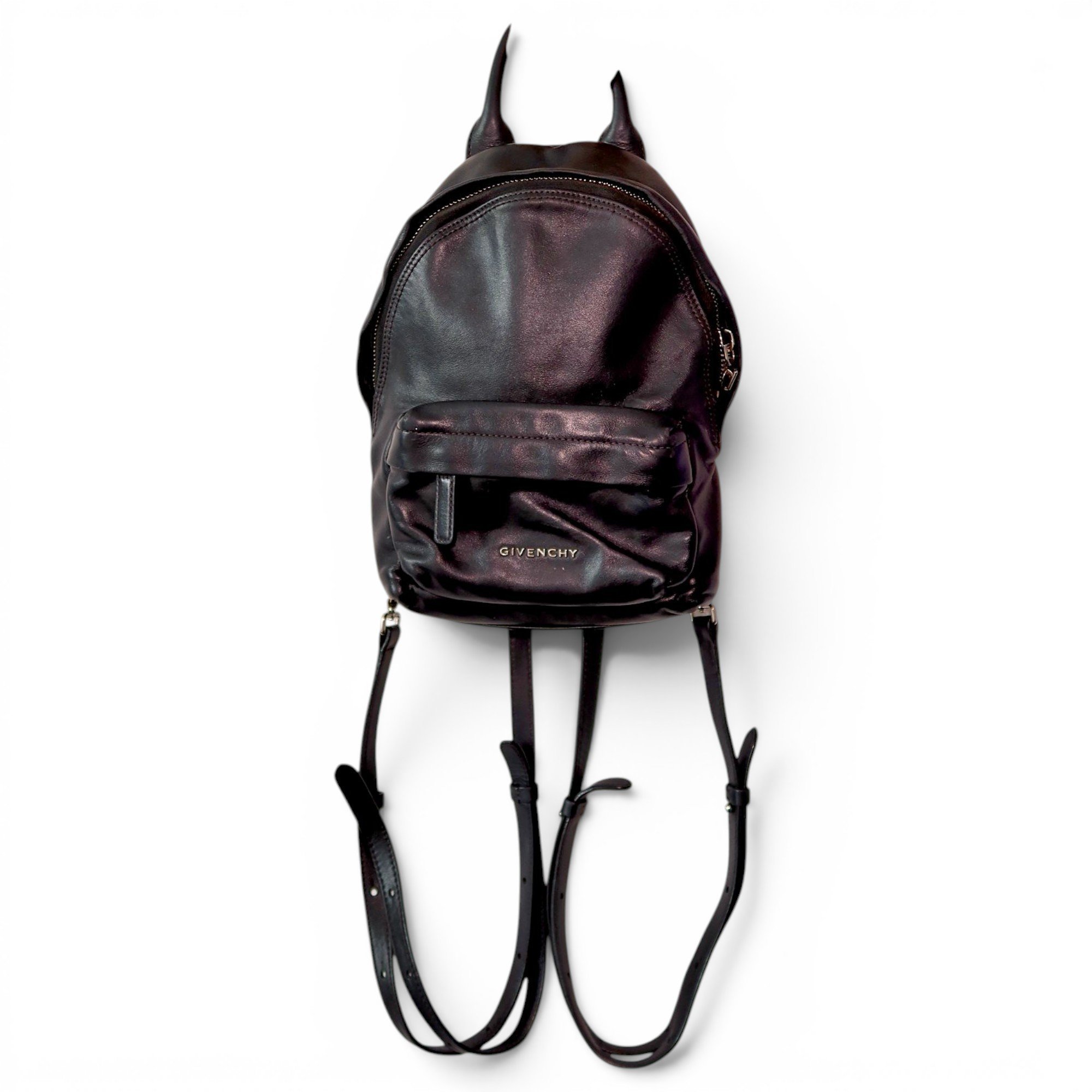 Leather backpack