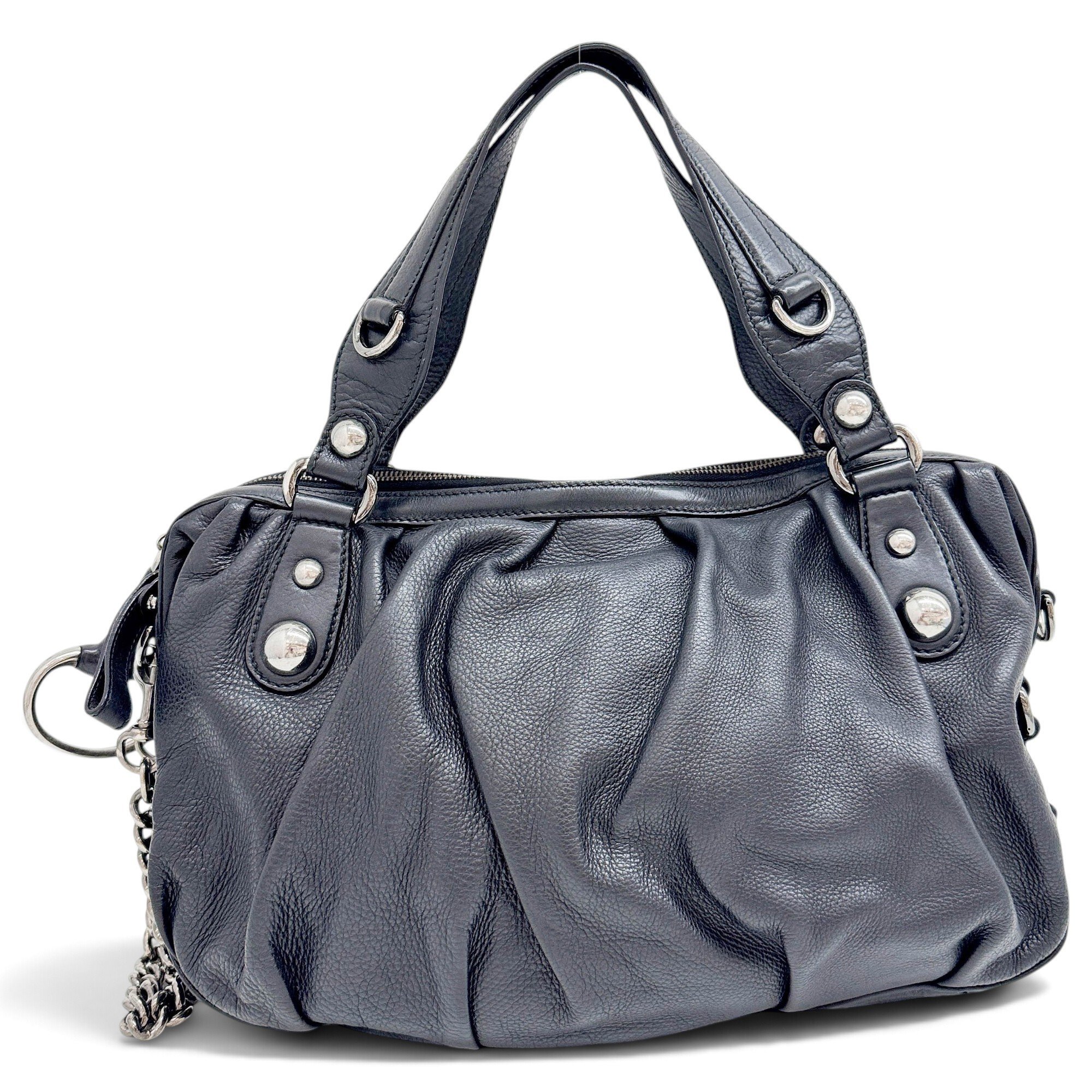 Leather handbag
