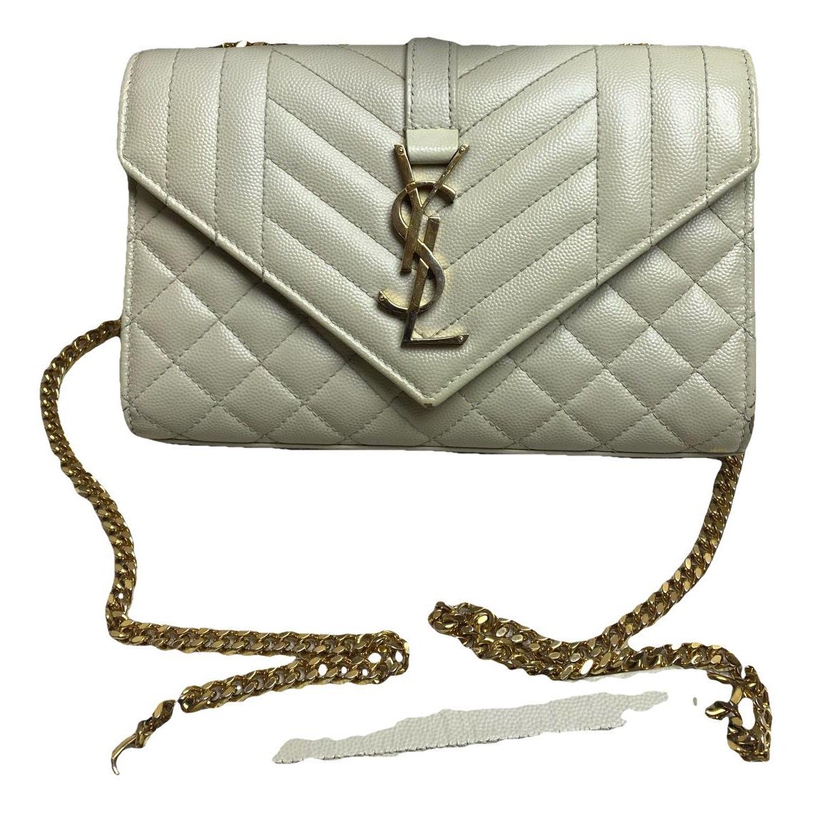 Envelope leather handbag