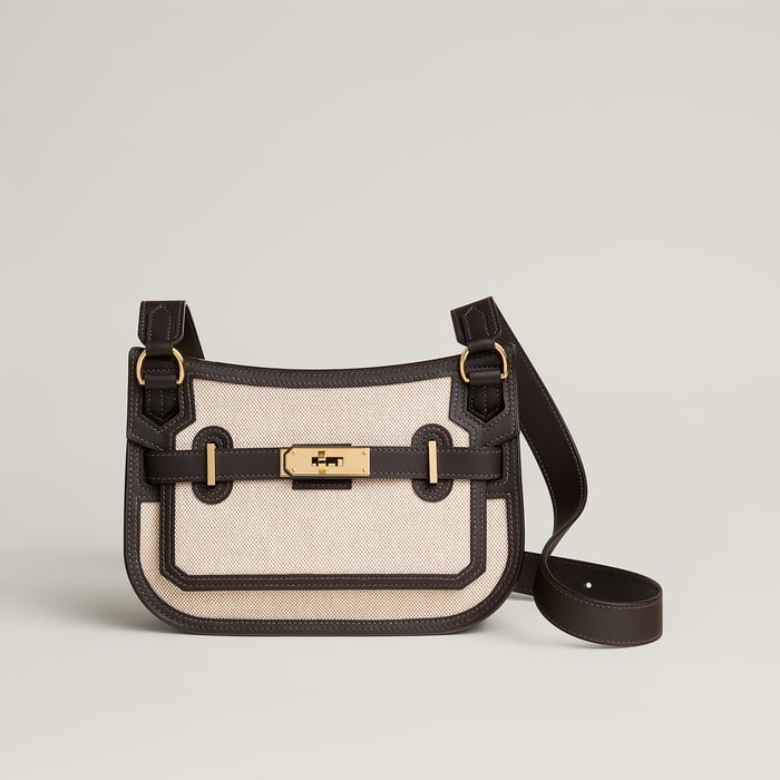 Jypsiere Mini Toile & Cuir Bag