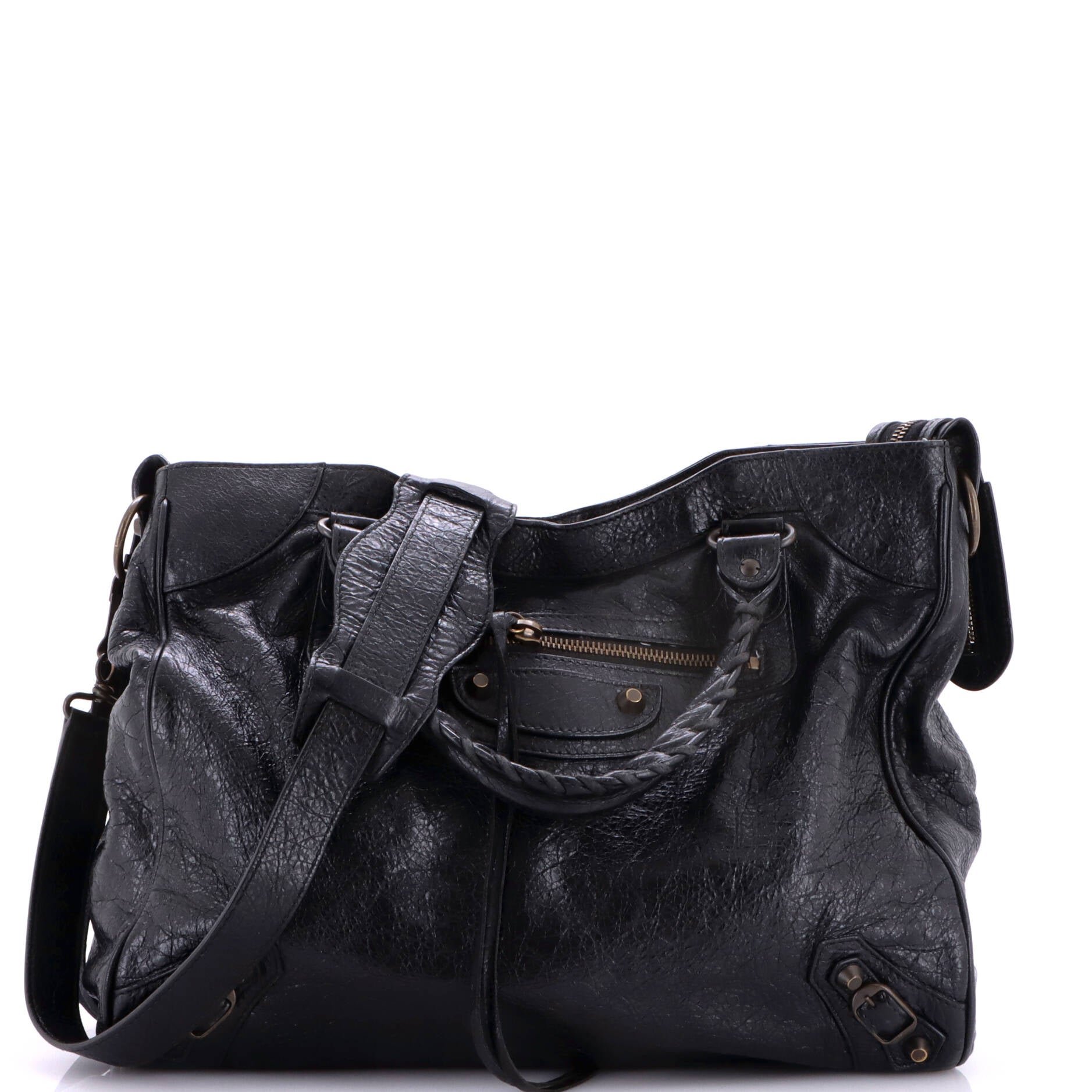 Velo Classic Studs Bag Leather Medium