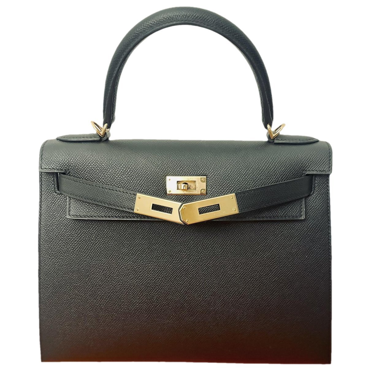 Hermes Kelly 25 Handbag Black