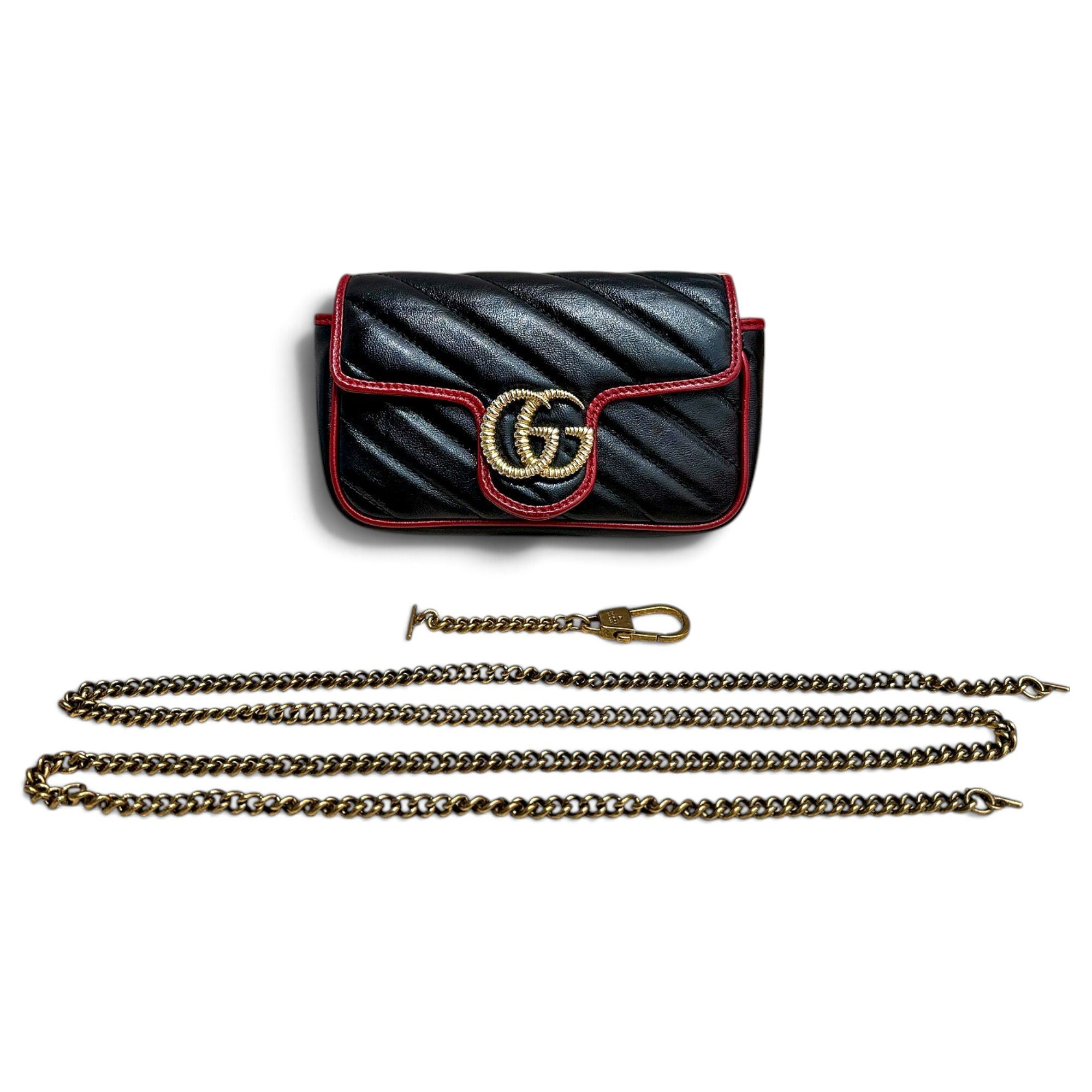 GG Marmont Flap leather handbag
