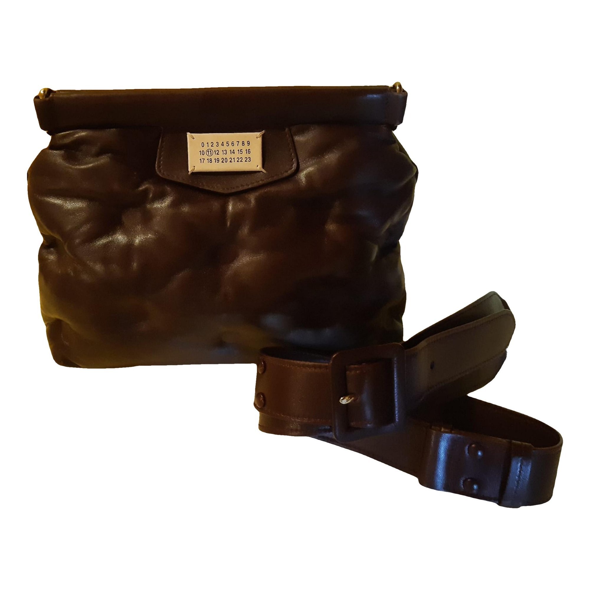 Glam Slam leather crossbody bag