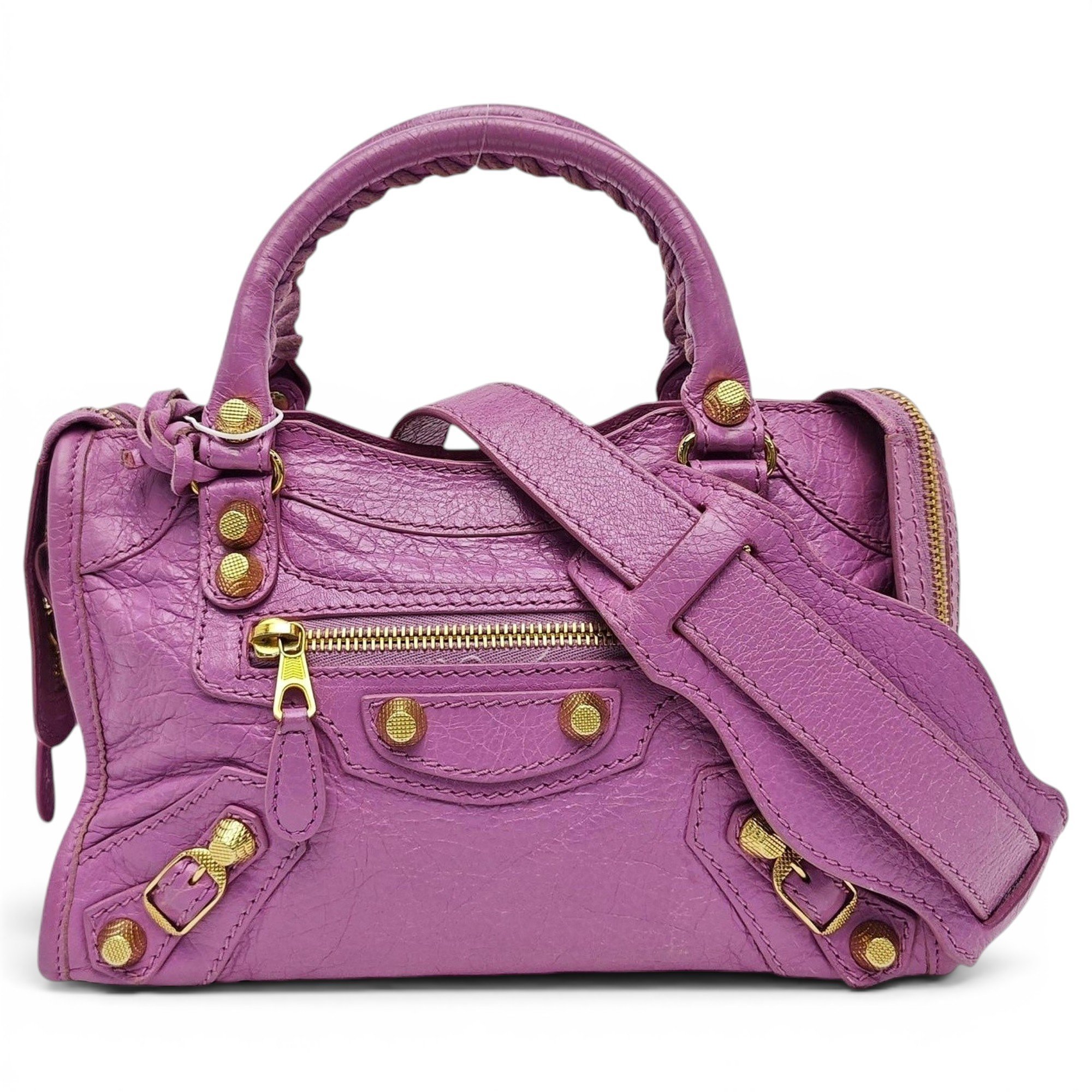 Leather handbag