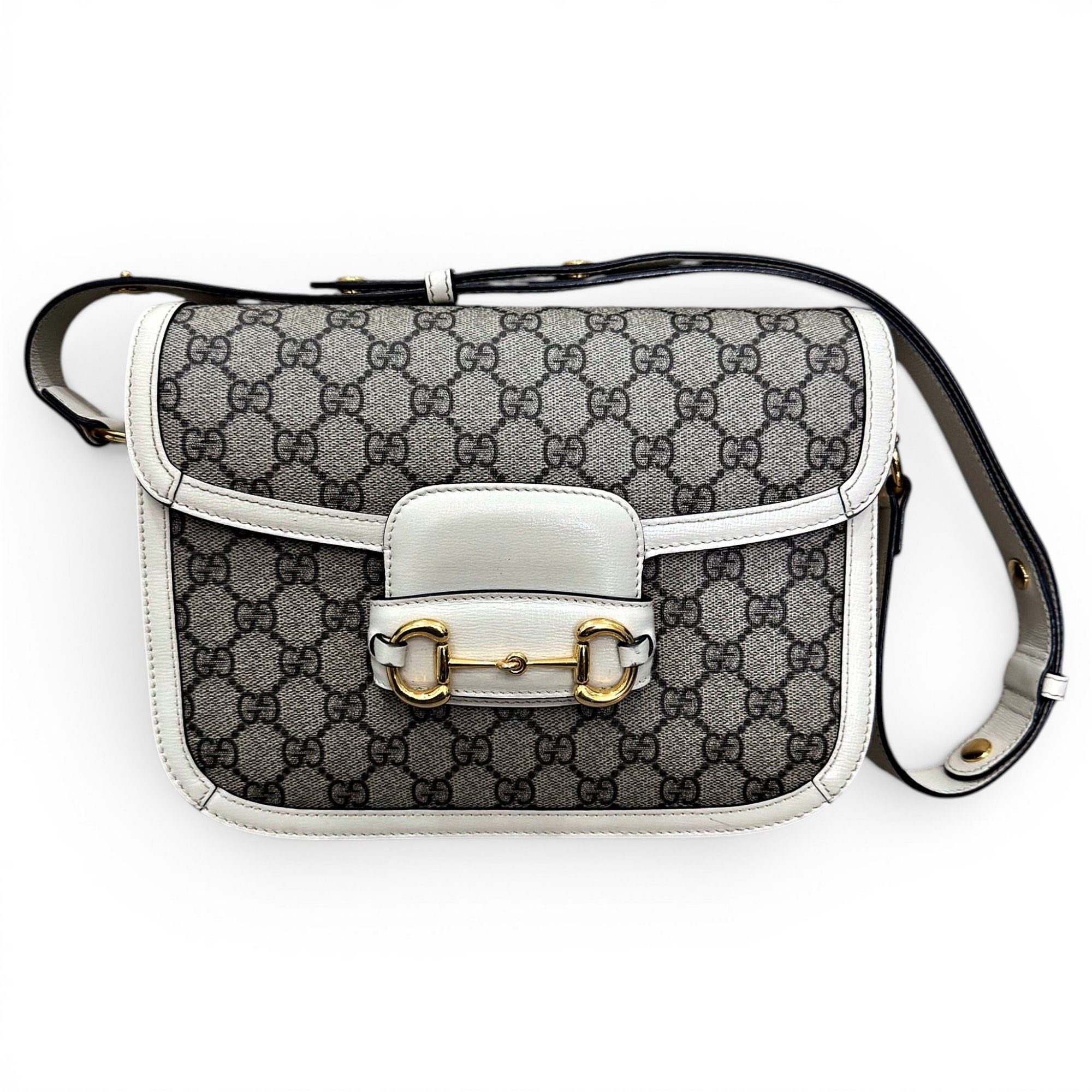Horsebit 1955 Flap cloth handbag