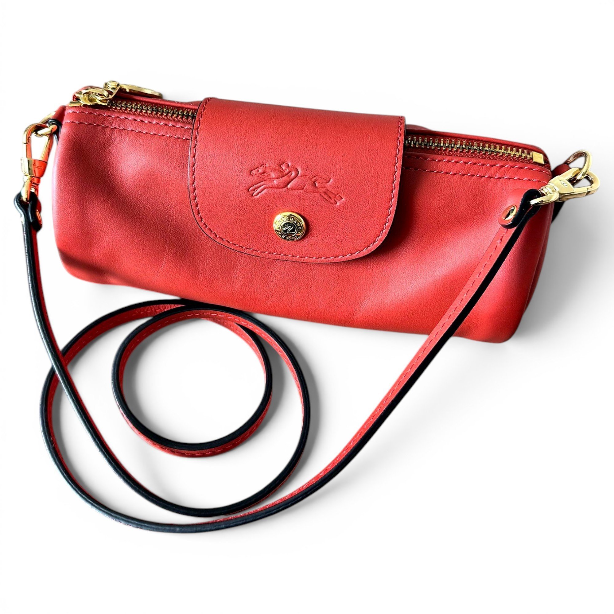 Leather crossbody bag