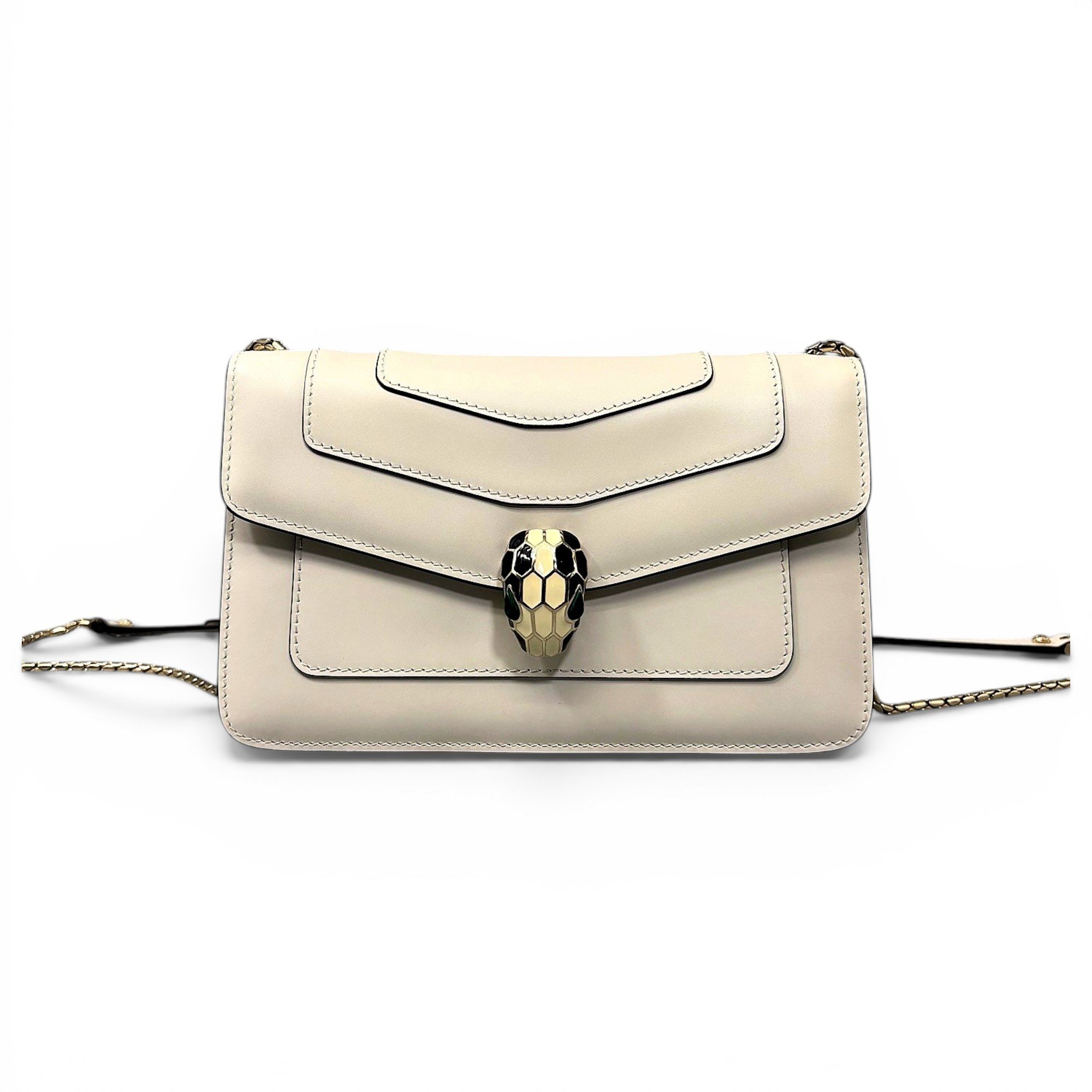 Serpenti leather crossbody bag