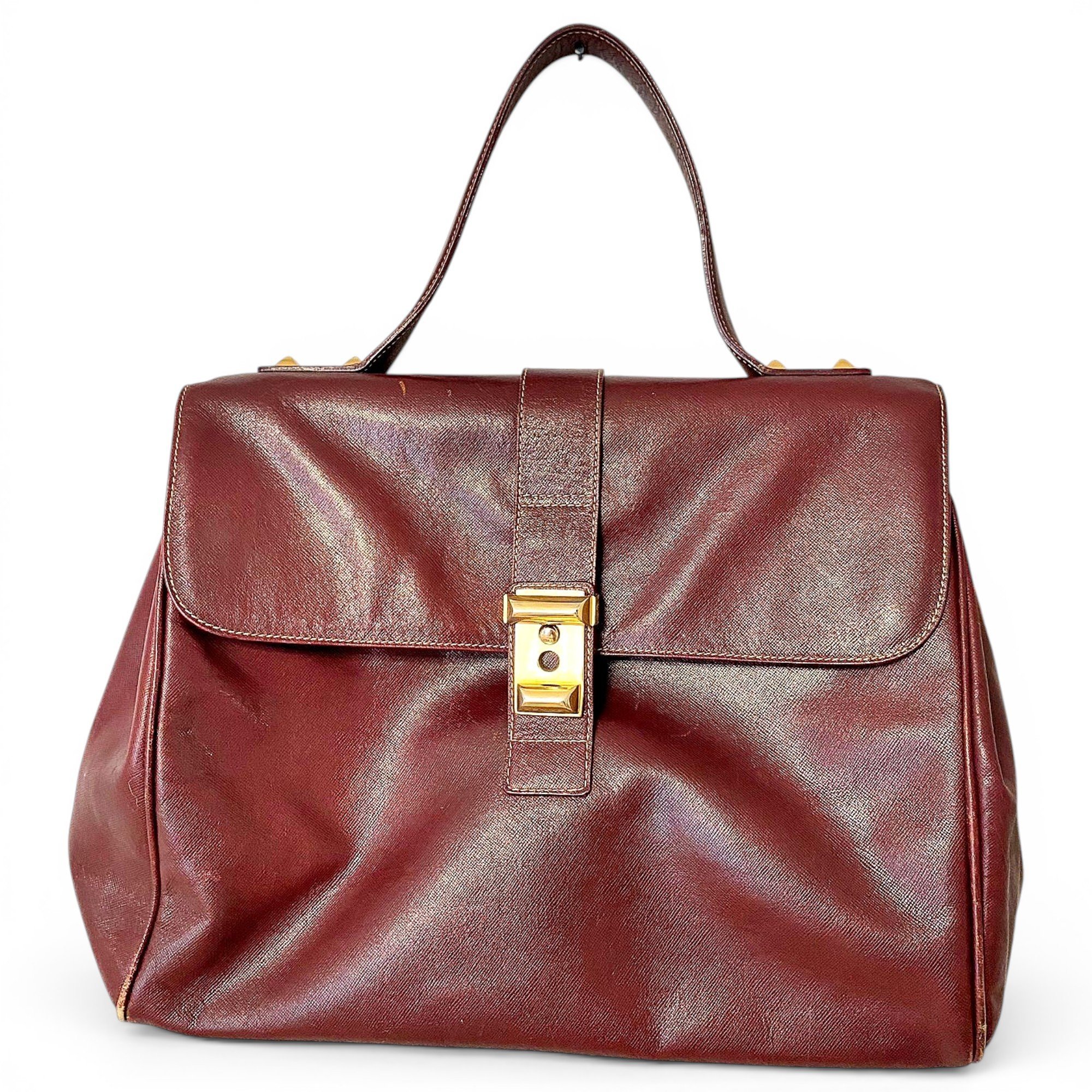 Leather handbag