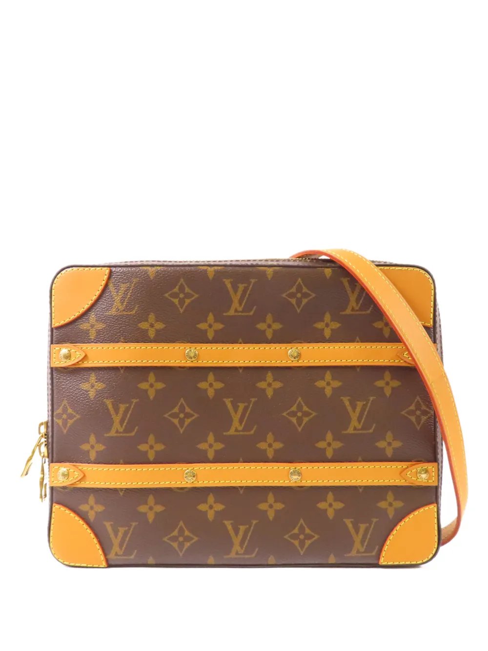 PM Soft Trunk Monogram canvas messenger bag