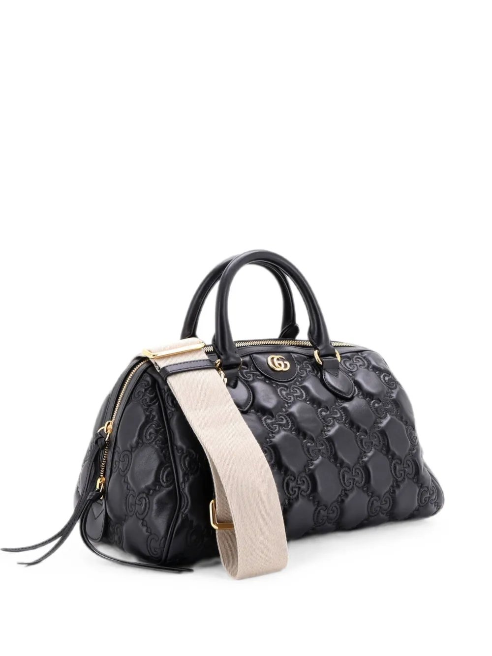 Ophidia Convertible Boston Top Handle Bag GG Matelasse Leather Medium satchel