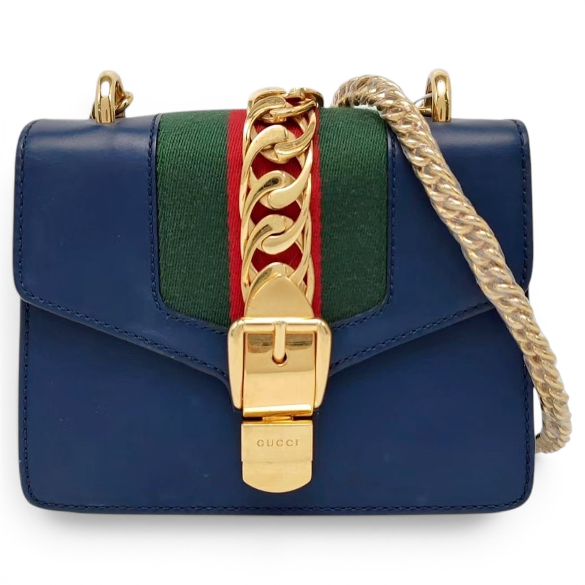 Sylvie Flap Chain leather crossbody bag