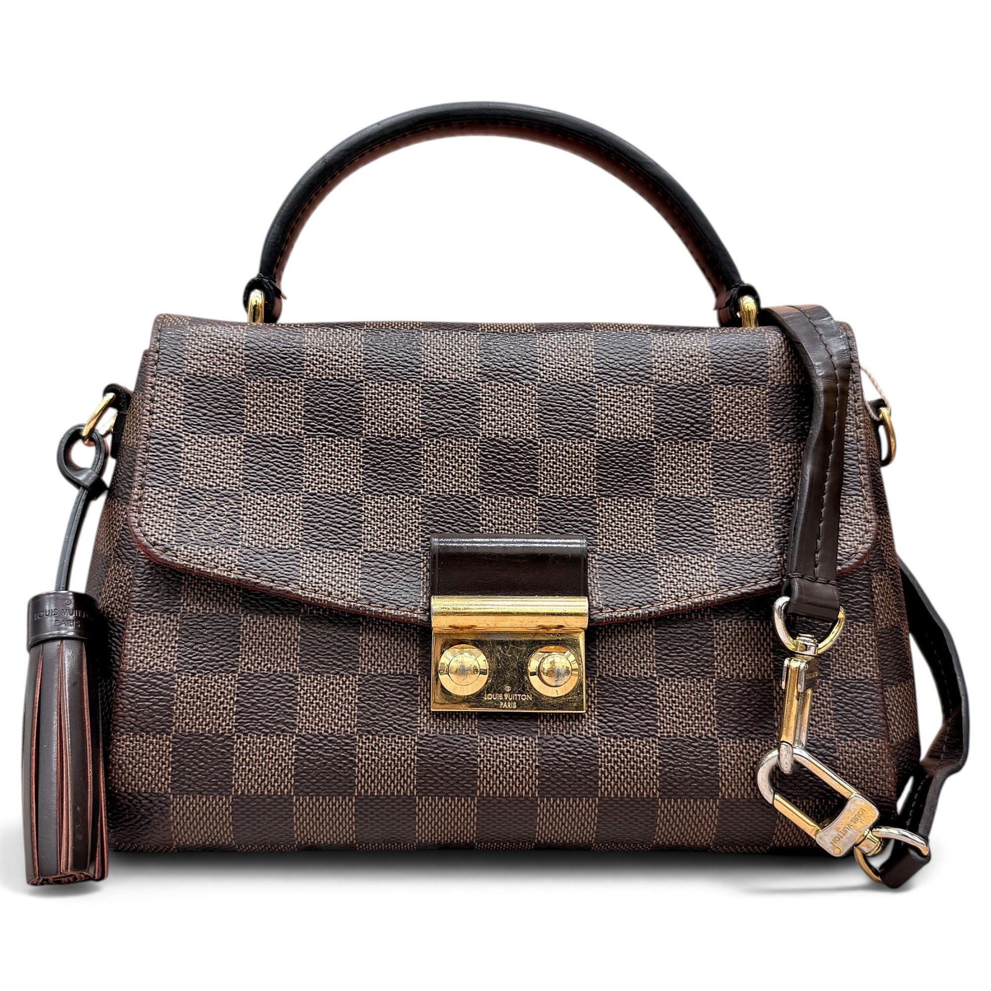 Croisette leather handbag