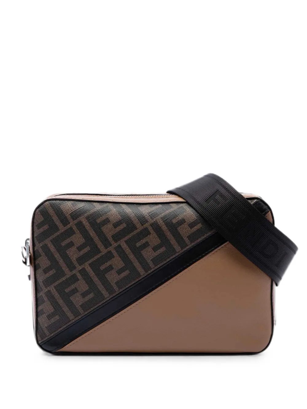 2010-2026 Zucca Coated Canvas Diagonal Camera Bag crossbody bag