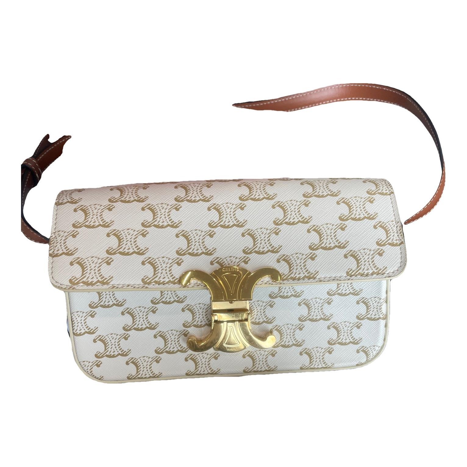 Triomphe leather handbag