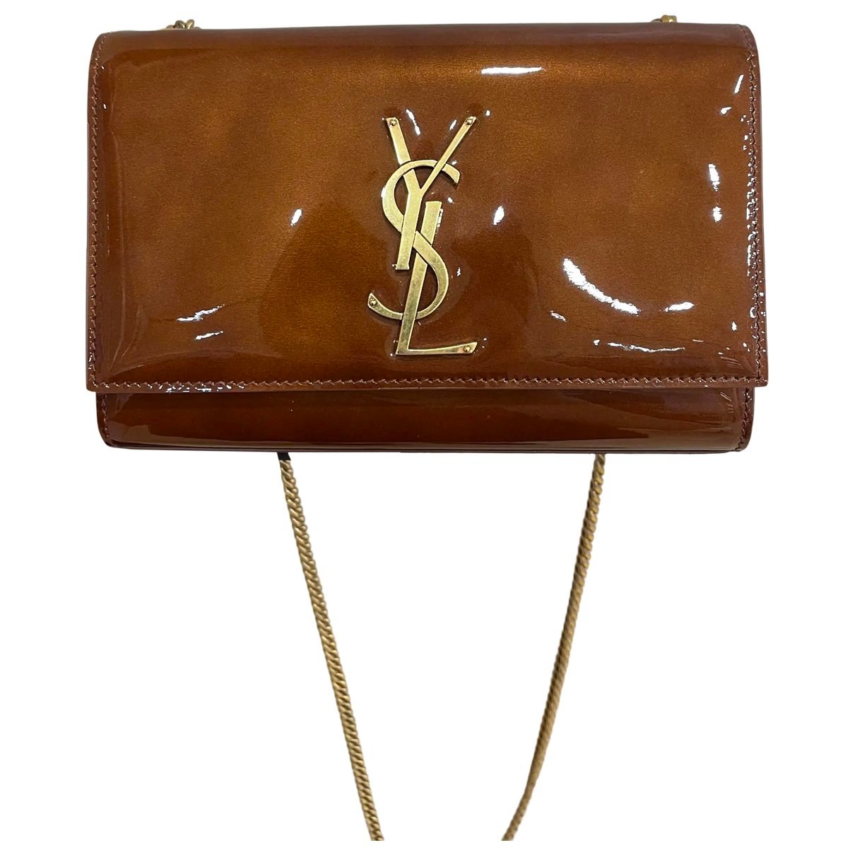 Kate monogramme patent leather handbag