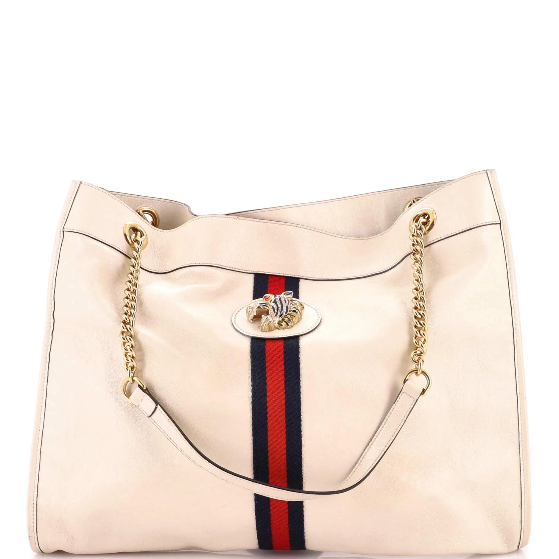 Leather tote