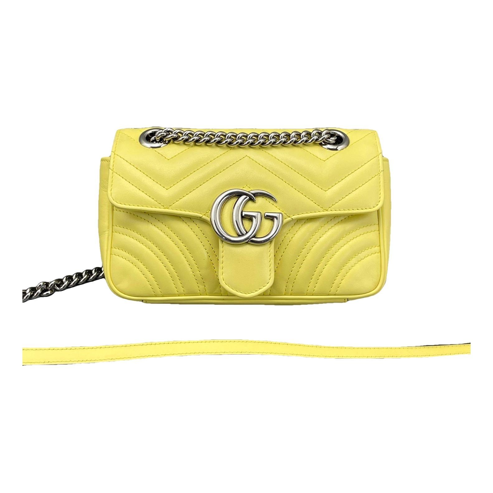 GG Marmont Flap leather handbag