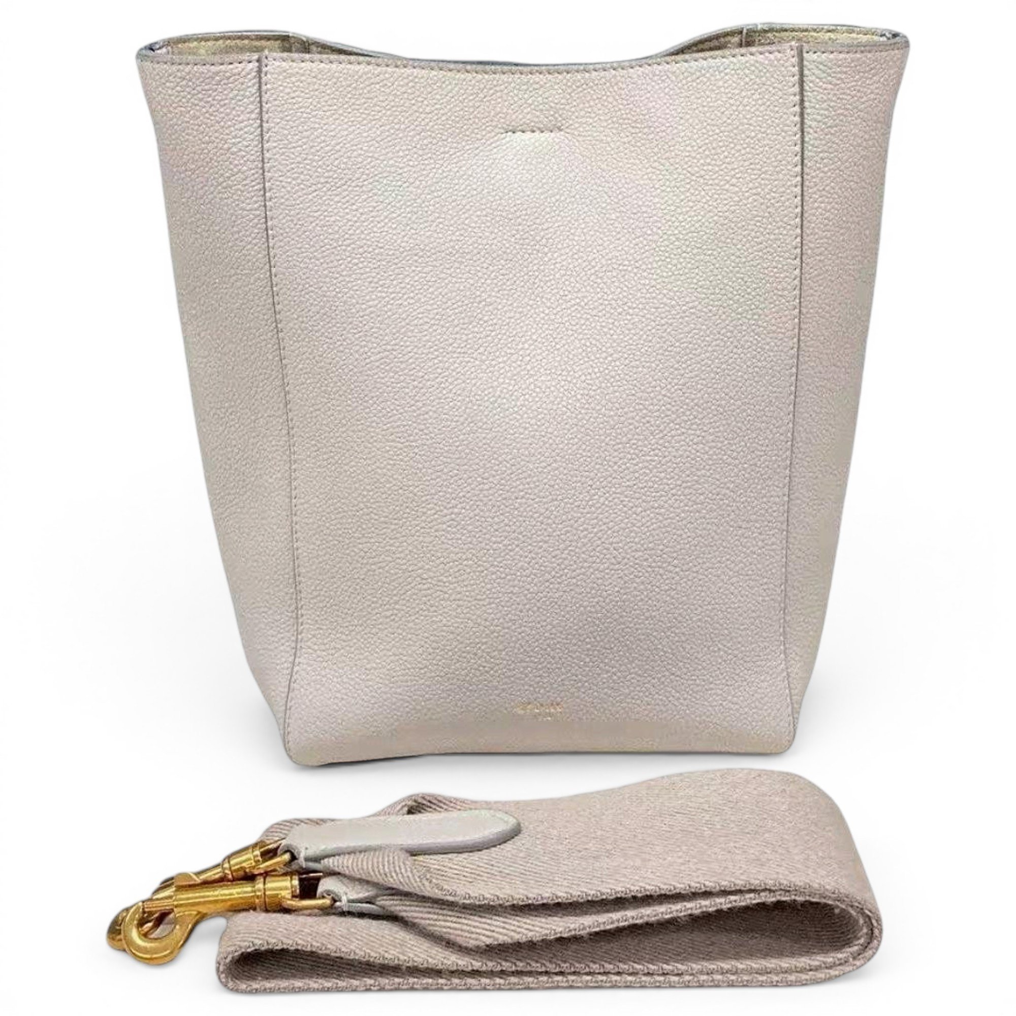 Seau Sangle leather tote