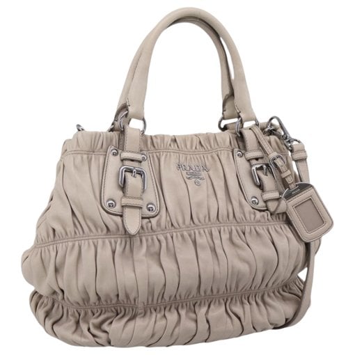Leather tote