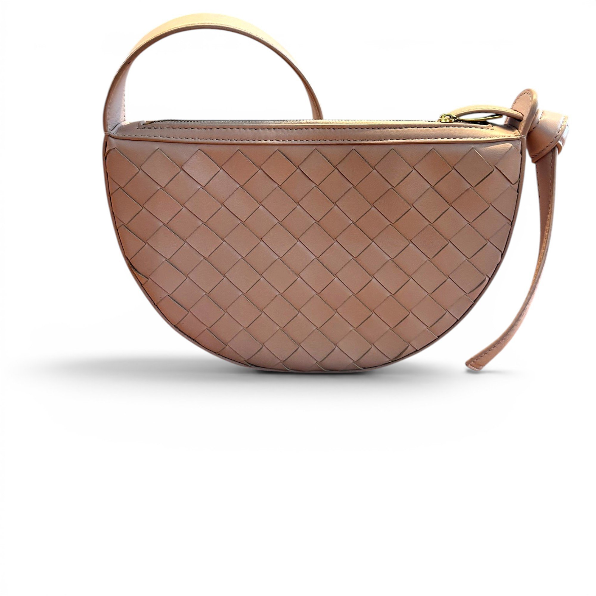 Loop leather handbag