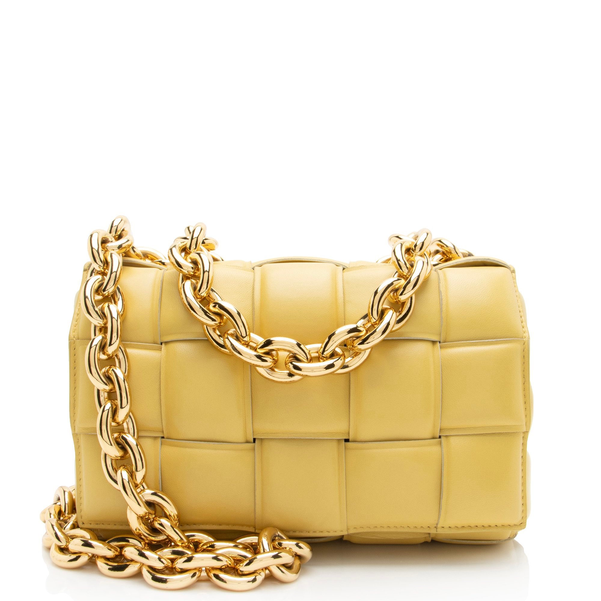 Cassette leather handbag