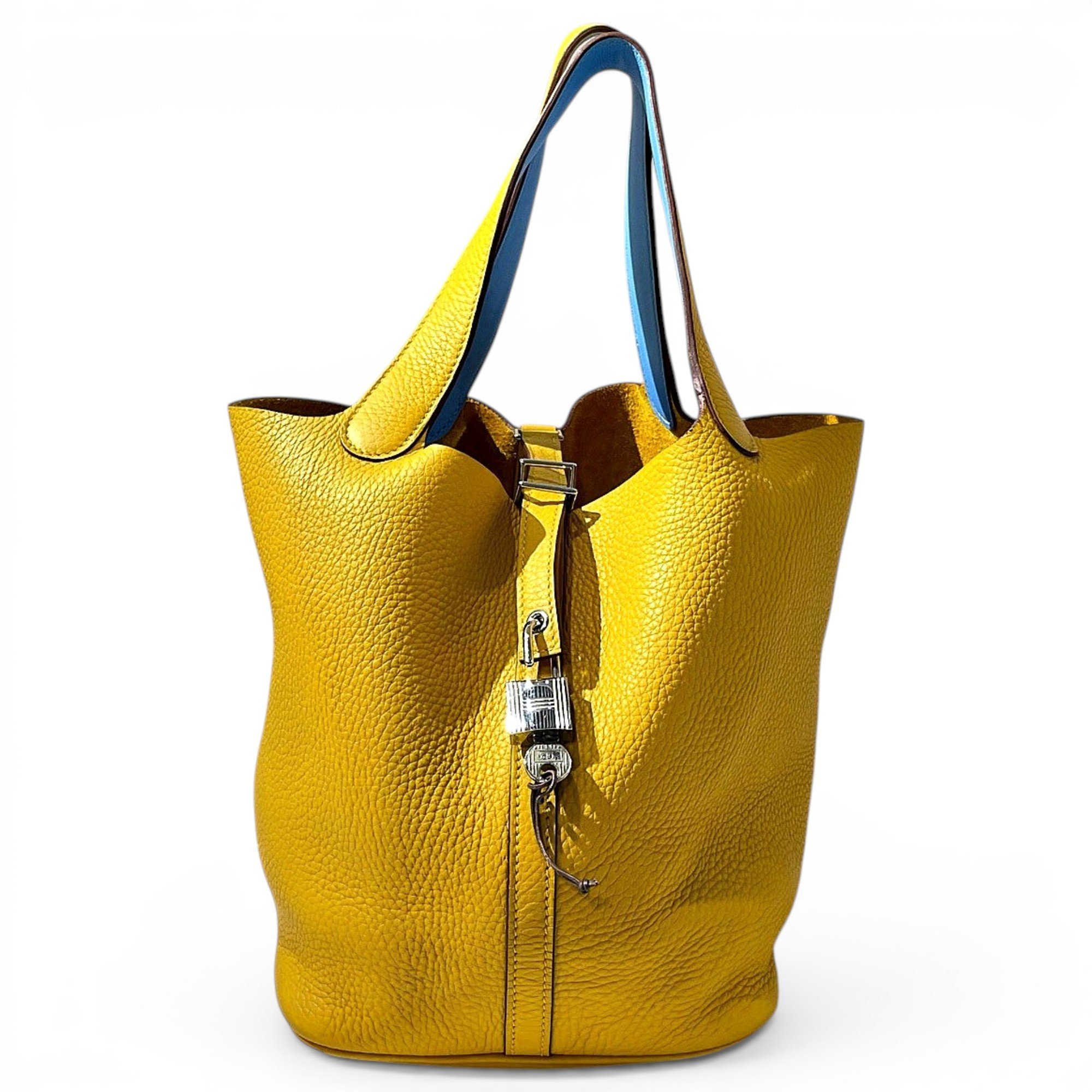 Picotin leather handbag