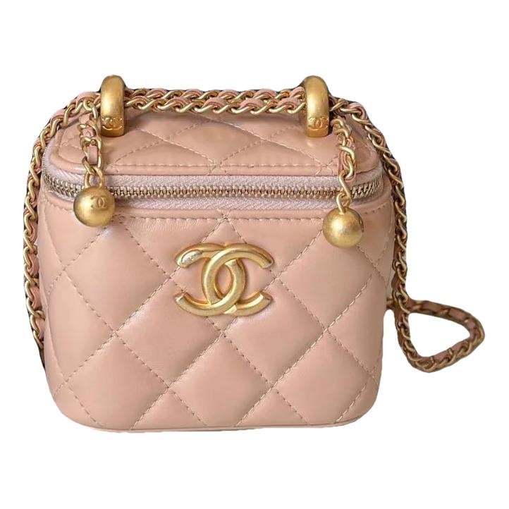 Vanity leather mini bag