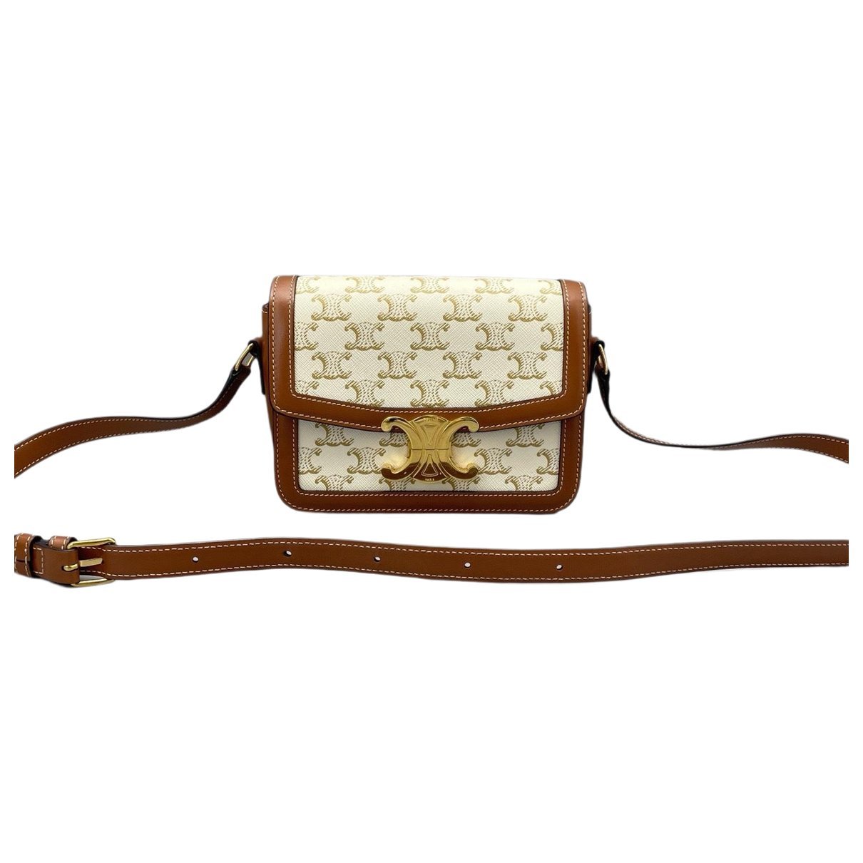 Celine Triomphe leather crossbody bag