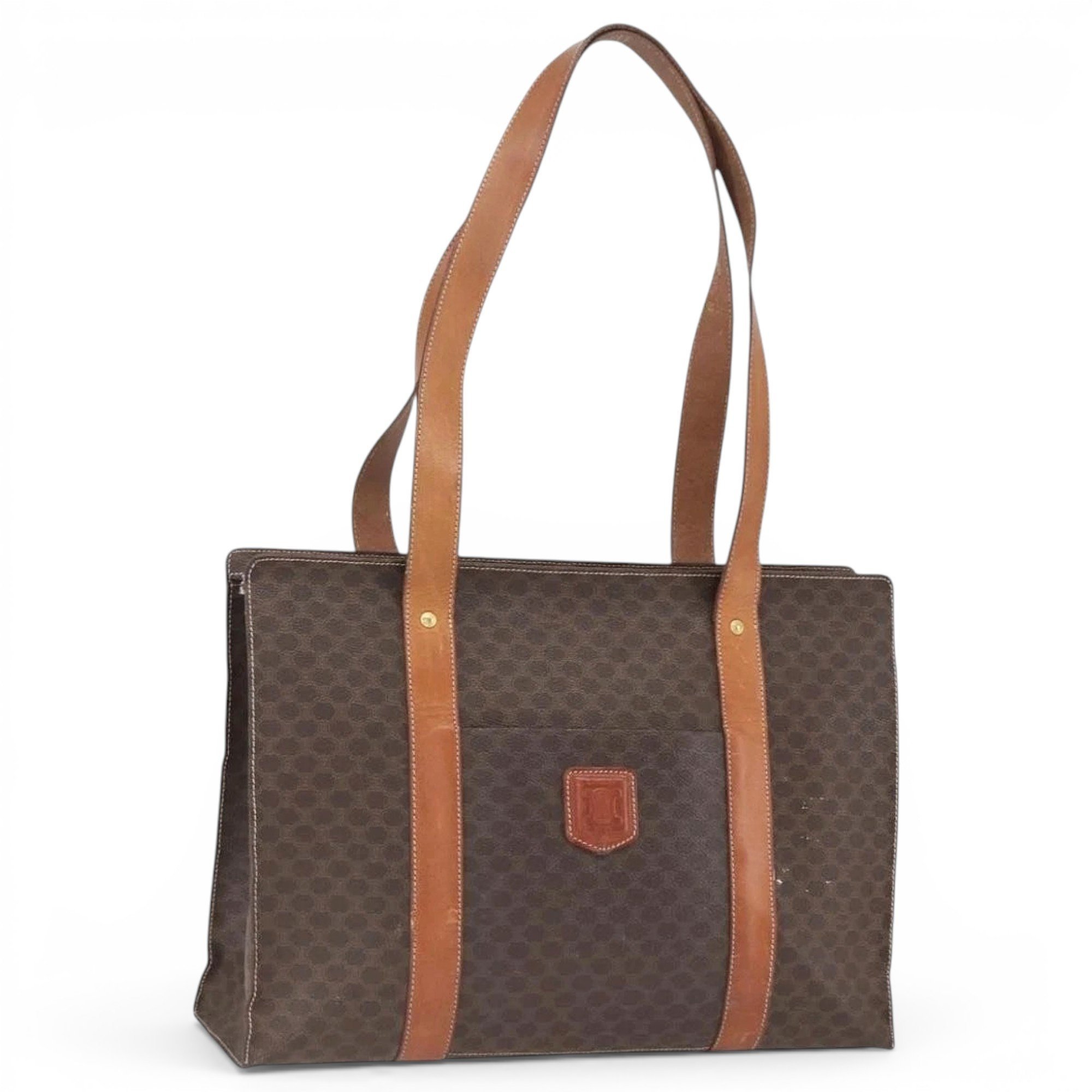 Leather tote
