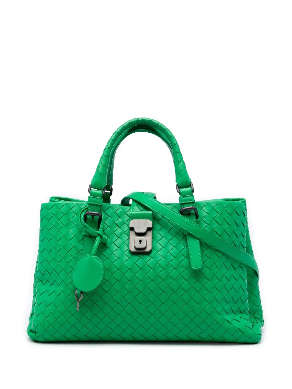 2012-2026 Small Nappa Intrecciato Roma satchel