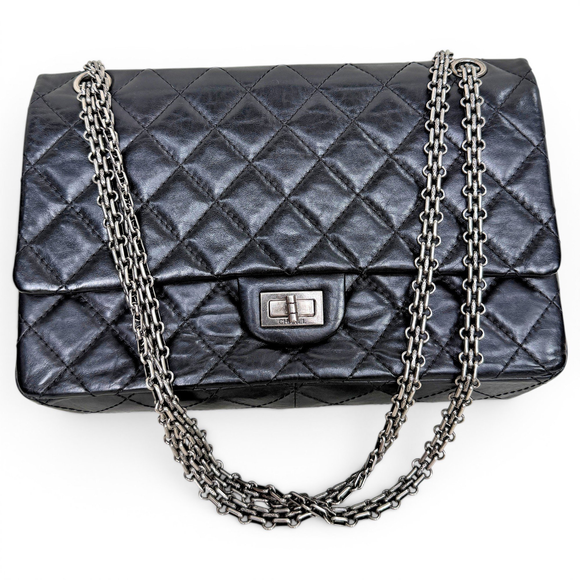 2.55 leather handbag