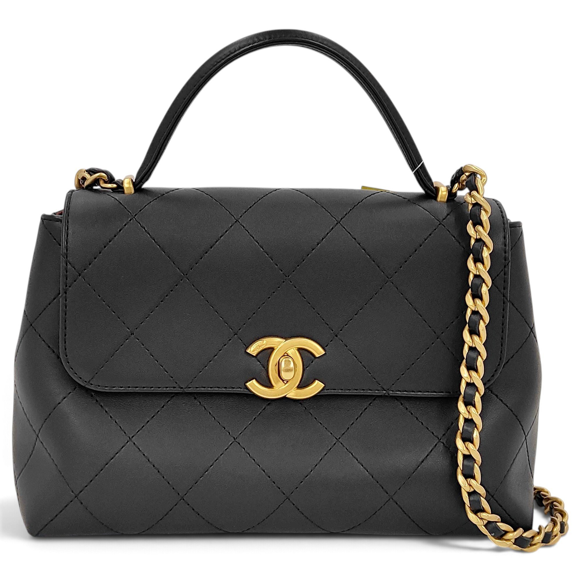 Timeless Classique Top Handle leather handbag