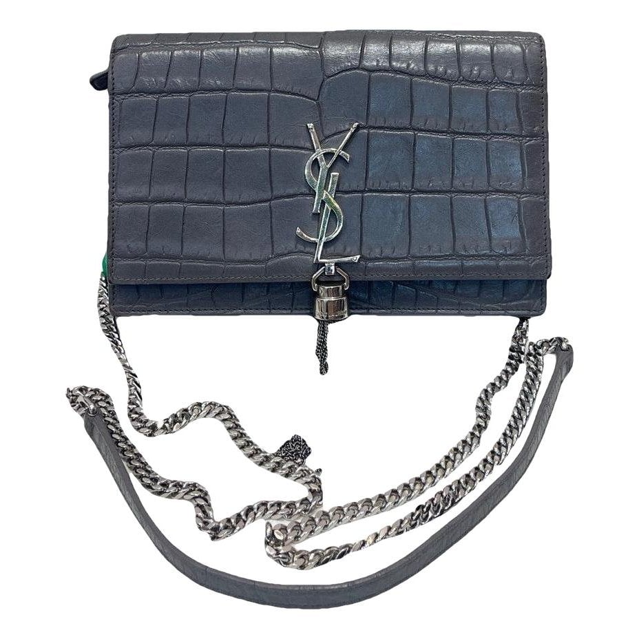 Pompom Kate leather handbag