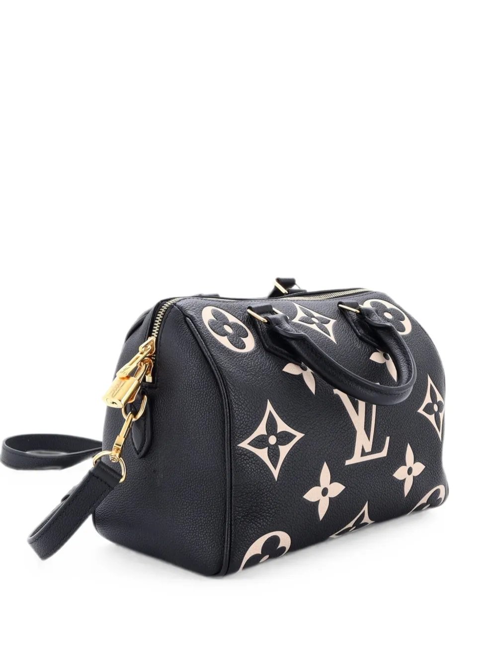 Speedy Bandouliere Bag Bicolor Monogram Empreinte Giant 25 handbag