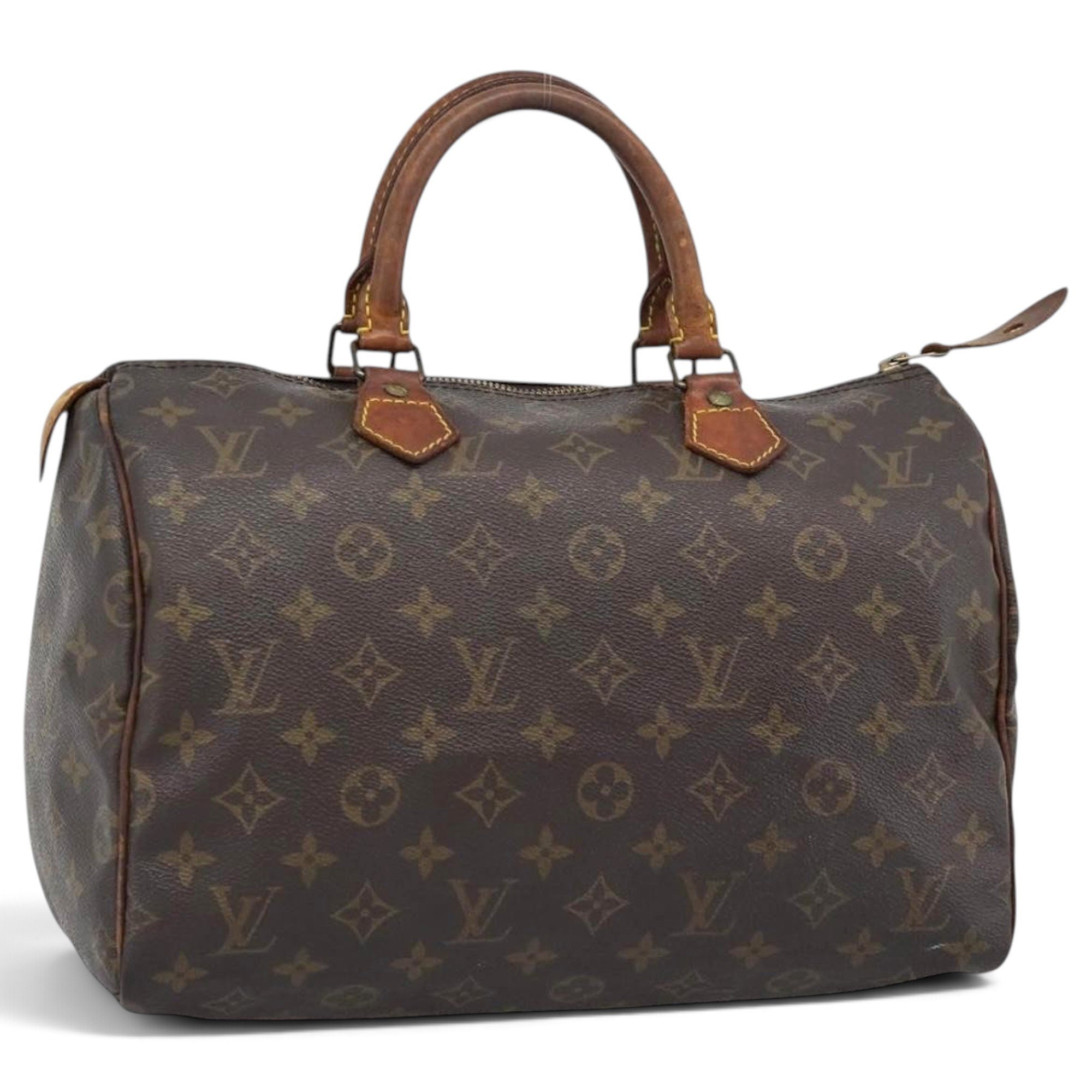 Speedy leather bowling bag