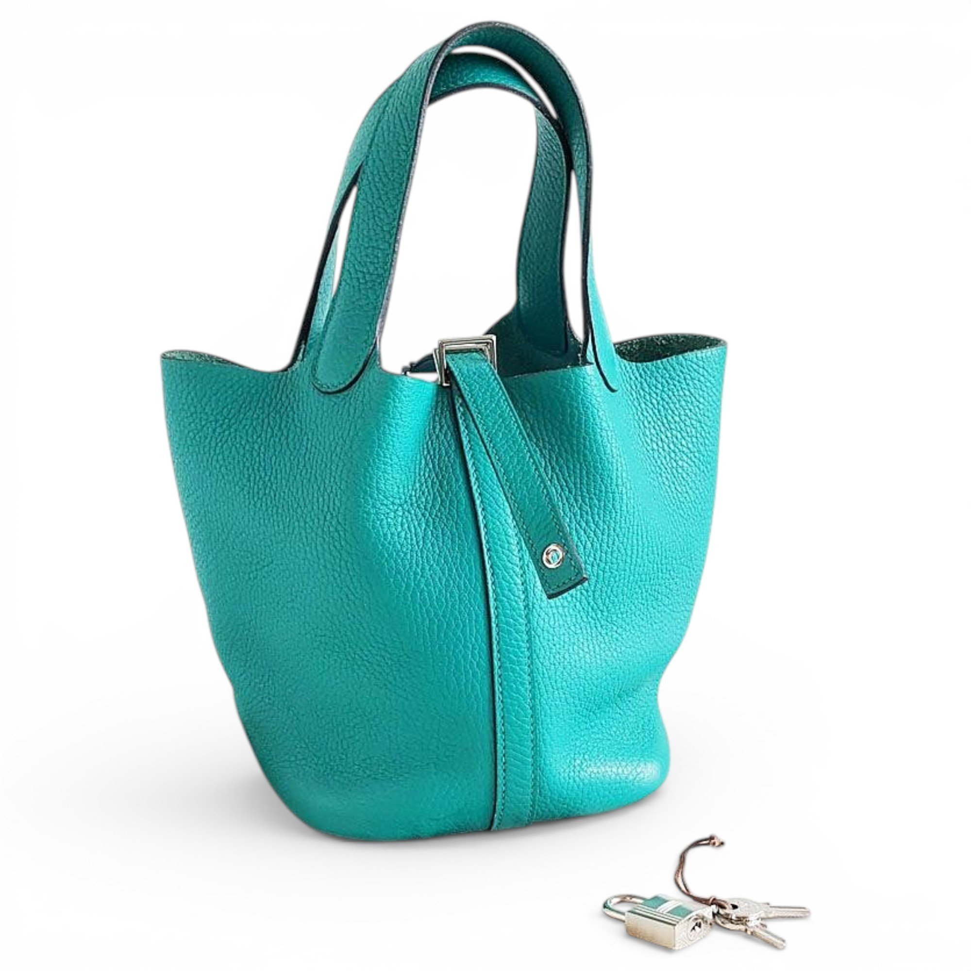 Picotin leather handbag