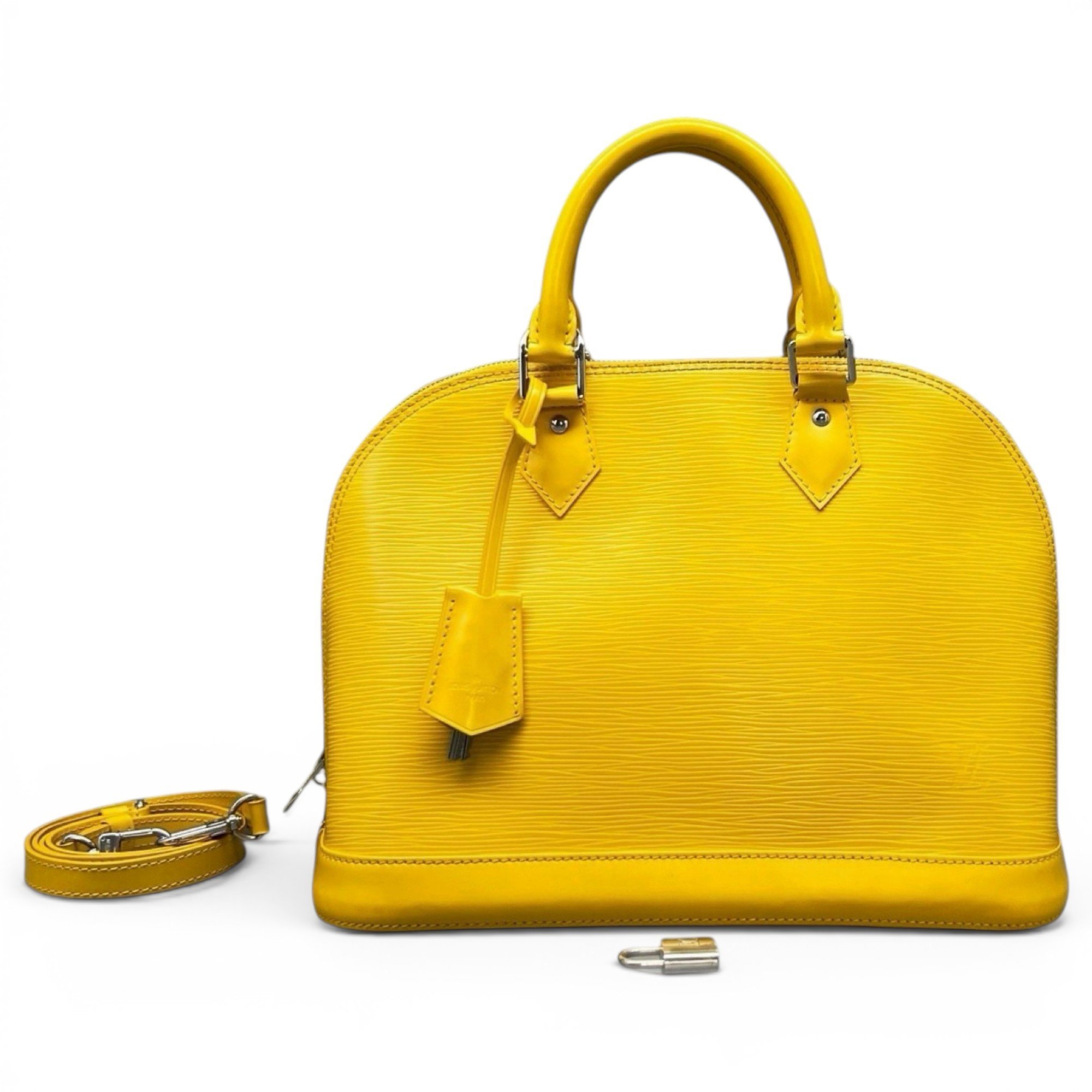 Alma leather handbag