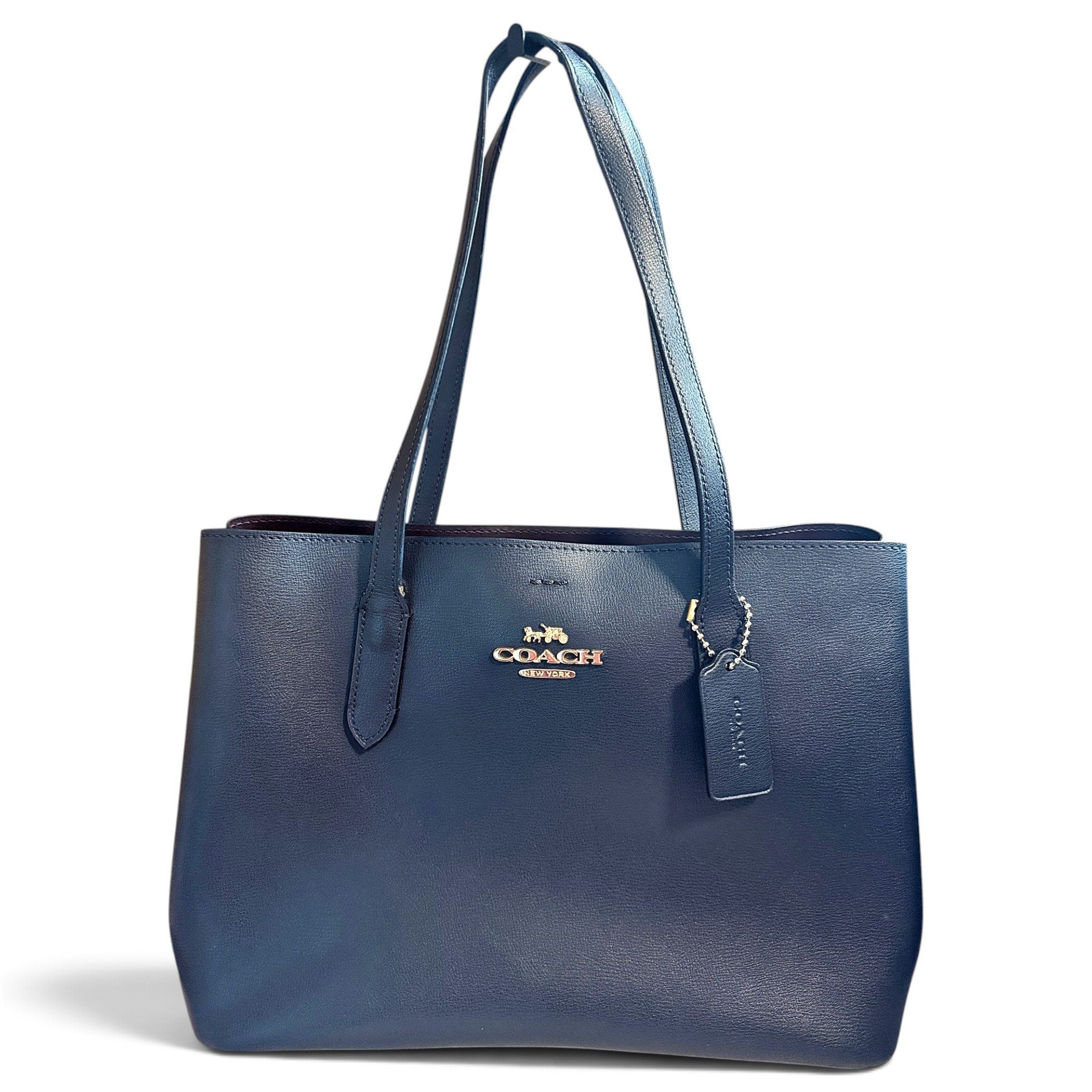 Leather tote