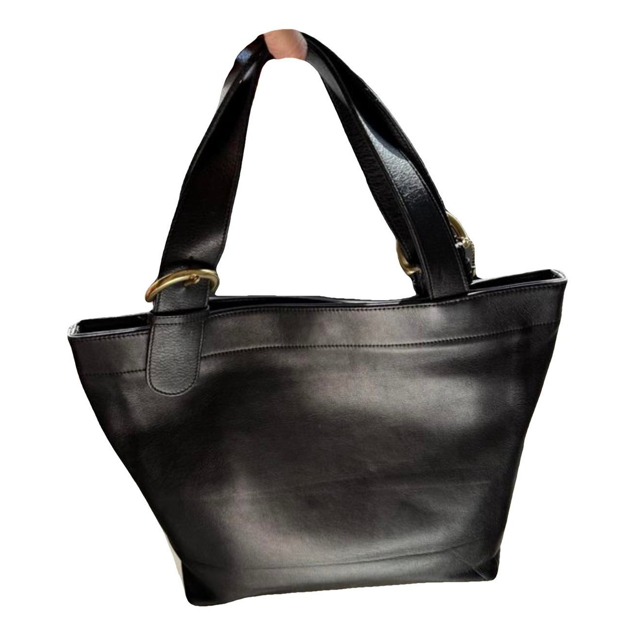 Leather tote