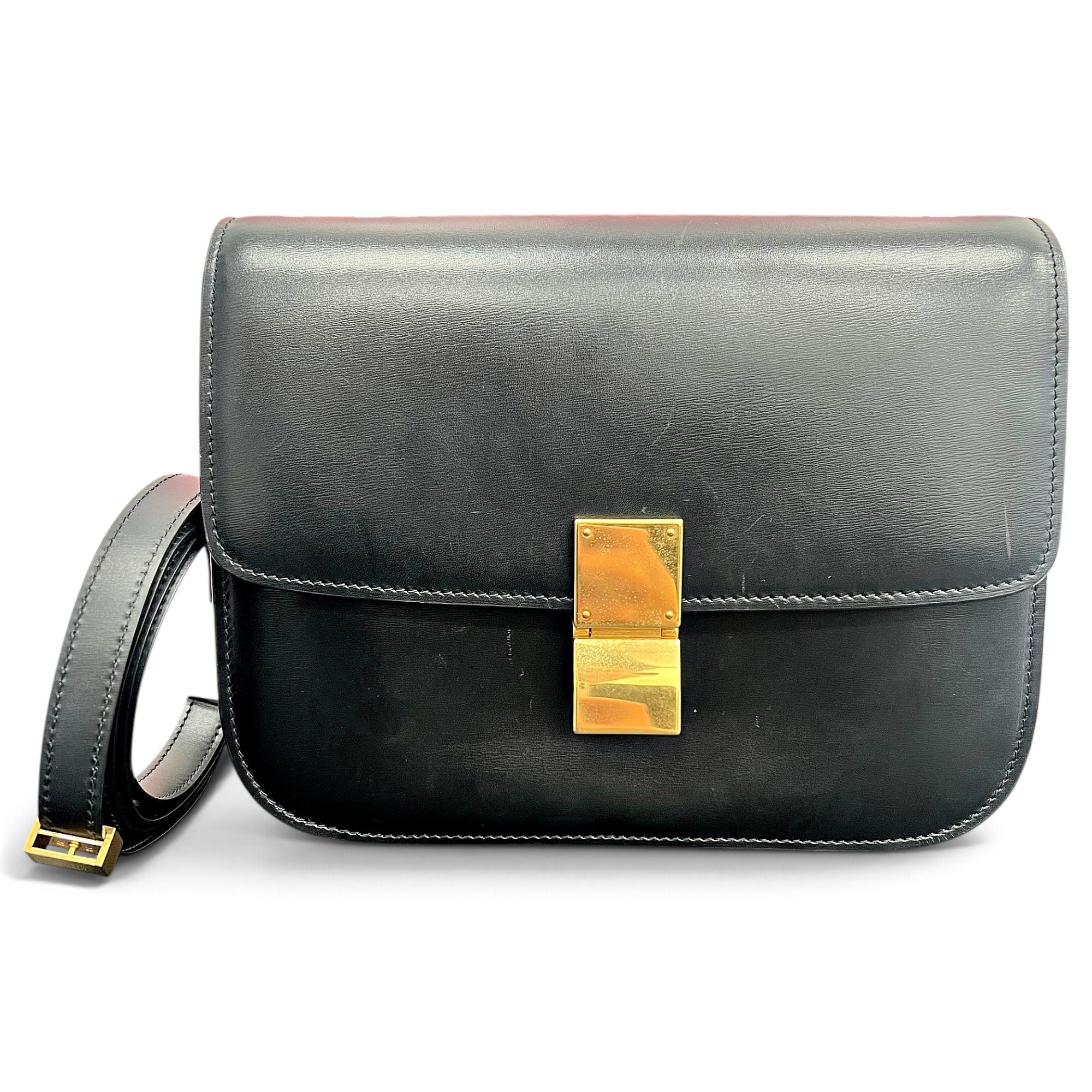 Classic leather handbag