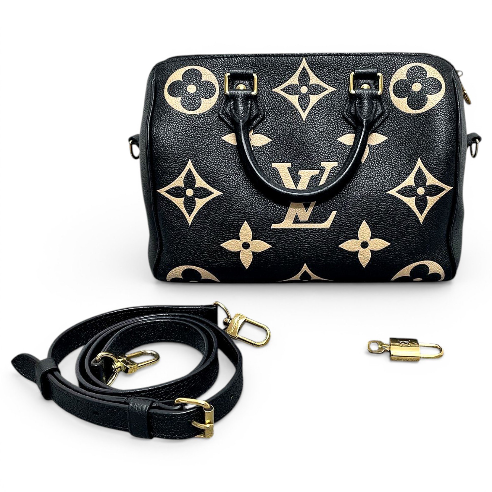 Speedy Bandoulière leather handbag