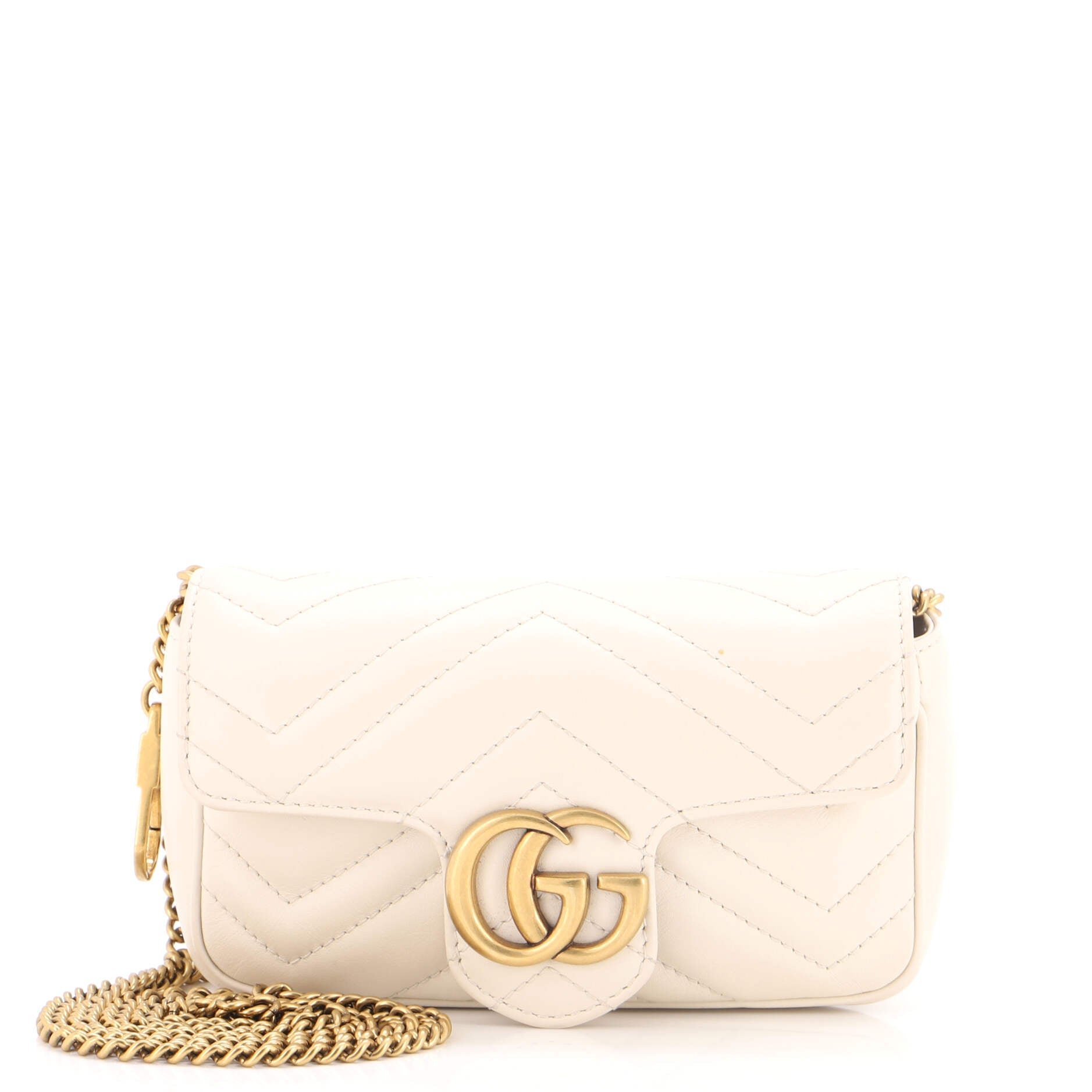 GG Marmont Flap Bag Matelasse Leather Super Mini