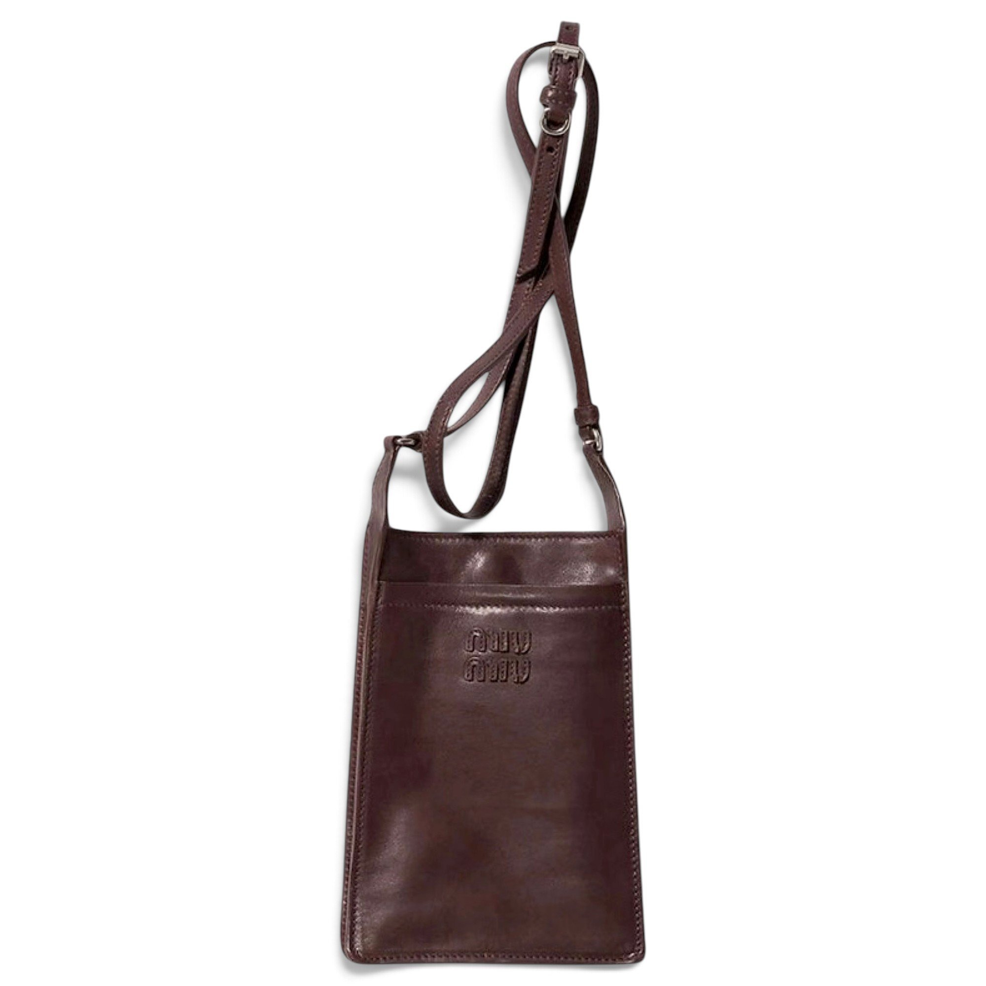 Leather crossbody bag