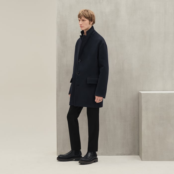 Marine Petit Paul Cashmere Coat