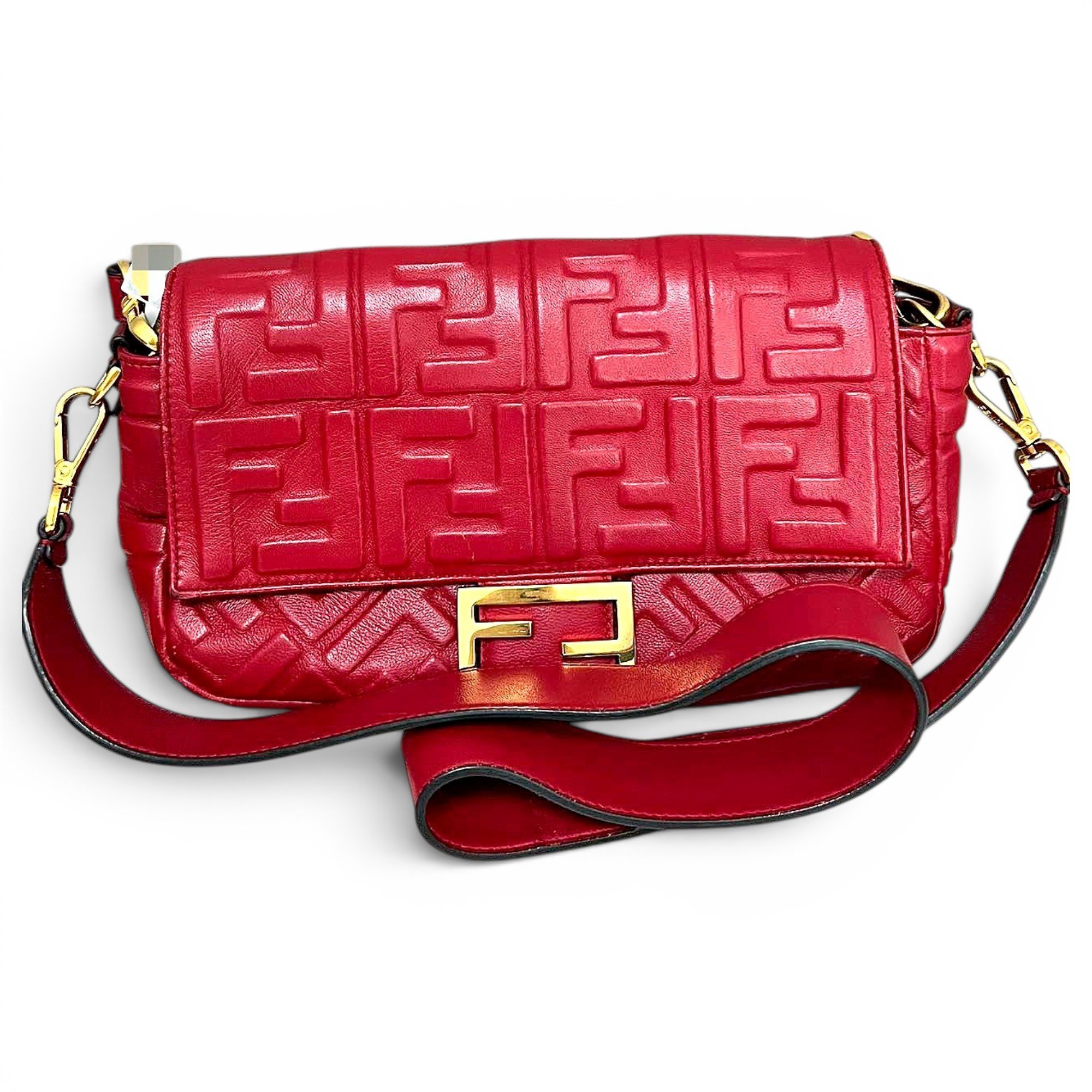 Baguette leather handbag