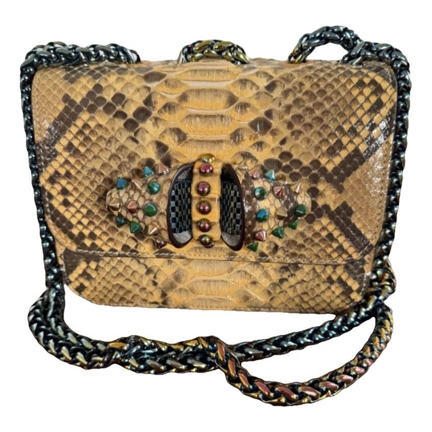 Christian Louboutin Sweet Charity python crossbody bag