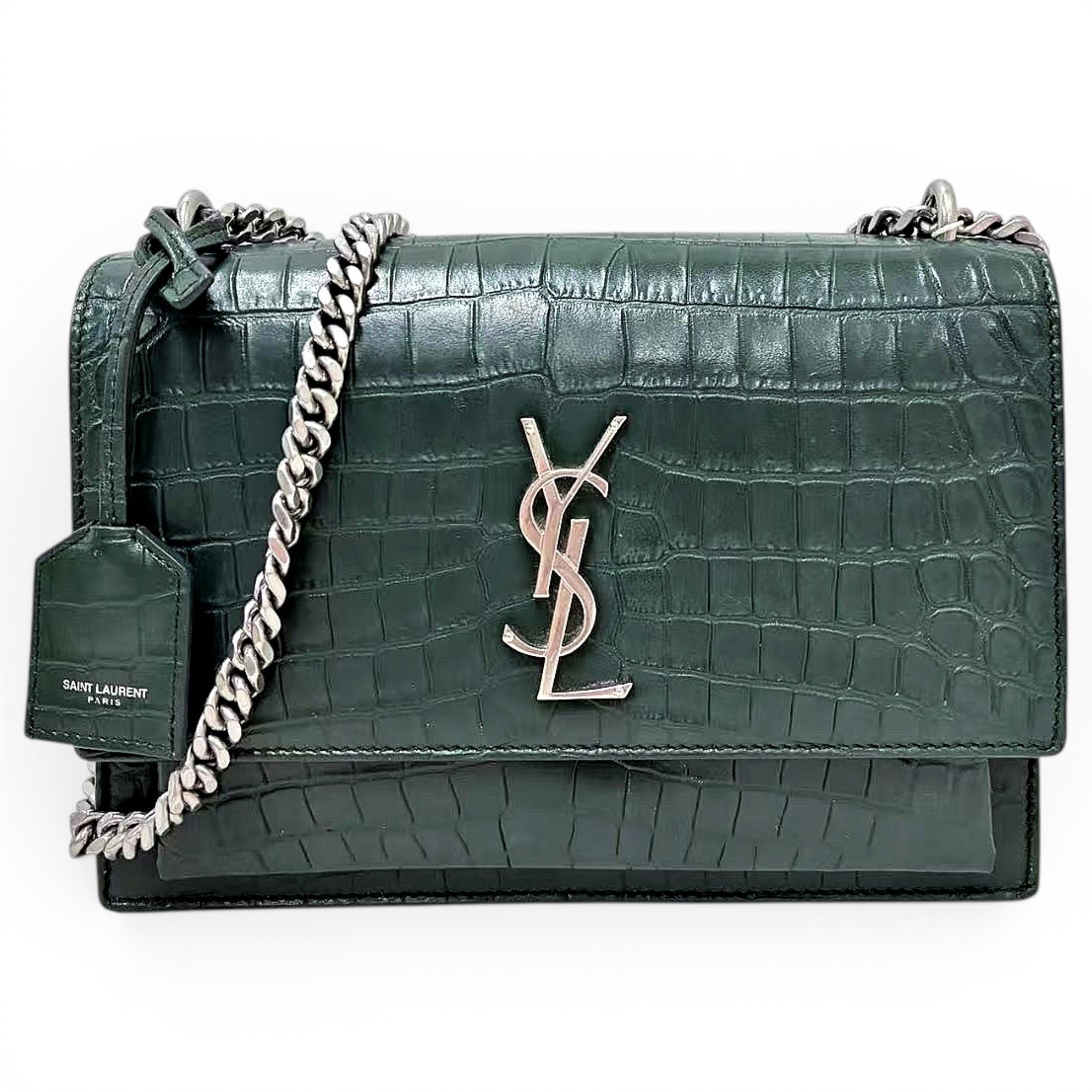Sunset leather handbag