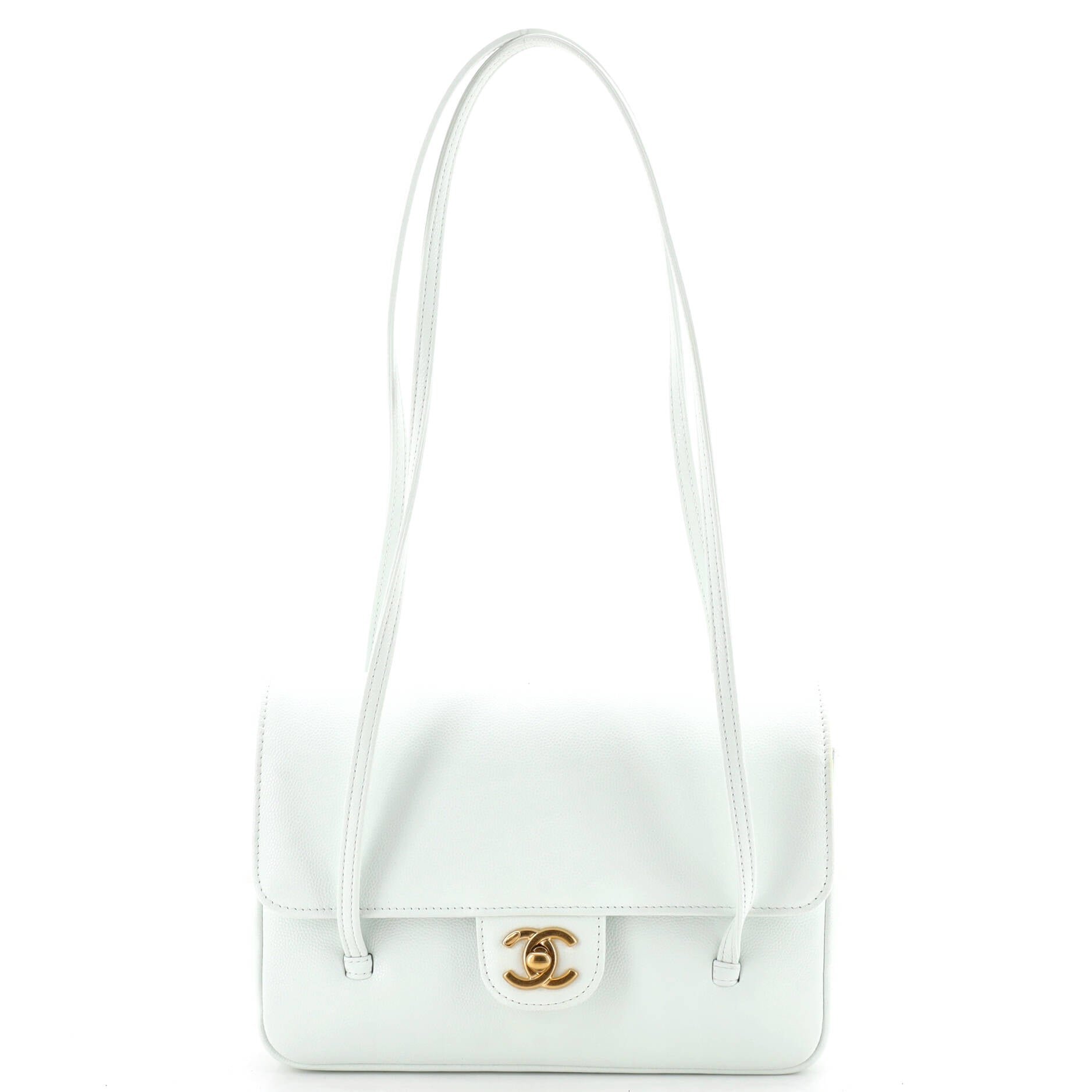 Preppy Coco Shoulder Bag Caviar Small
